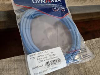 Dynamix CAT6 UTP Patch Leads, Bulk Lot of 143x Units
Includes: