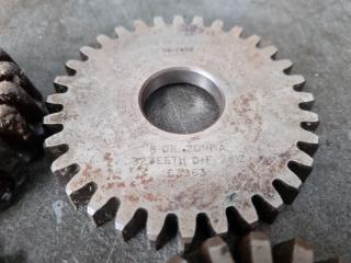 5 x Gear Shaper Cutters 