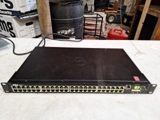 Dell N2048s Networking Managed 10Gbe SFP+ 48 Ethernet Ports L3 Switch.