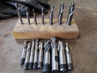 16x Assorted Mill Cutters