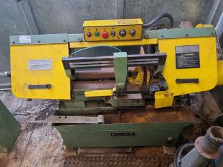 Omega Three Phase Metal Cutting Band Saw 