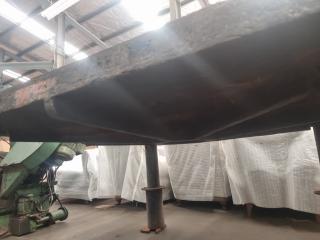 Large Heavy Cast Engineering Table