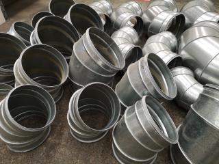 23x Assorted 90 & 45 Degree Ventilation Ducting Elbows