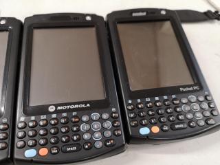 4x Symbol Motorola MC50 Mobile Handheld Computers w/ Charging Cradle