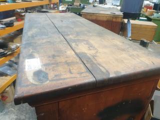 Vintage Timber Industrial Drawer Unit