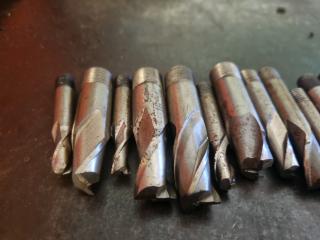 Large Lot of Milling Machine Endmills 