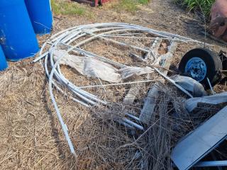 Assorted Aluminum Metal Supplies (Ex Greenhouse Frame)