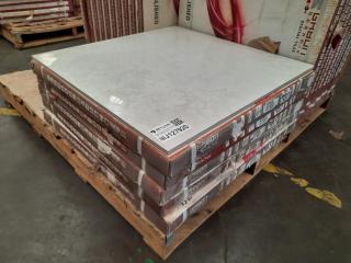 6.8M2 Garbon Seramic 600x600x10mm Alvante Pulido Marfil Ceramic Floor Tiles