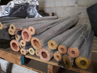 Assorted Comnercial Insulation Tubing, Blankets, Rubber Matting