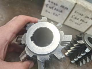 4 x Gear Hobber Cutters