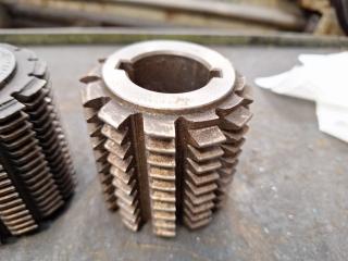 5 x Gear Hobber Cutters