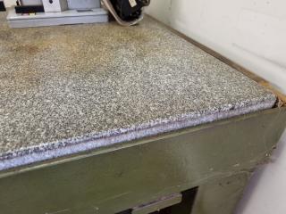 Heavy Steel Table w/ 150mm Thick Granite Surface