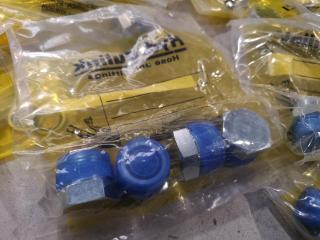 Assorted Lot of Industrial Hydraulic Fittings