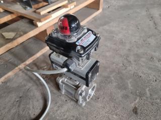 Pneumatic Actuated Valve and Sensor Assembly