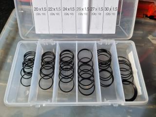 Assorted size o Rings in Case