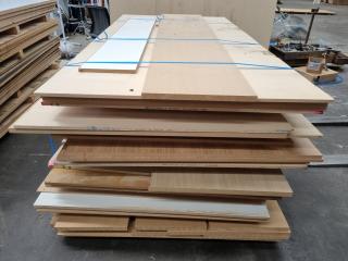 Large Assorted Stack of MDF Sheets and Offcuts