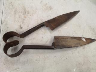 Vintage Antique Manual Drill & Shears