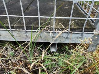 Steel and Wood Storage Cage