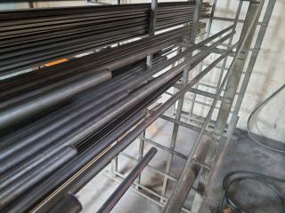 7 Lengths of Round Bar Steel 