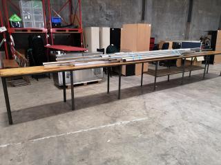 Workshop Work Bench Table, 7210mm Length