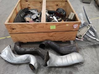 MD 500 Large Lot of Assorted Damaged Parts & Components