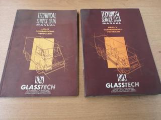 14x Assorted Vintage Technical Service Manuals, Specifications, & More