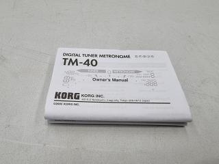 Korg TM-40 Digital Tuner/Metronome