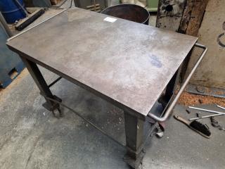 All Steel Workshop Table Trolley