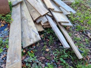 Pile of Assorted Wood Boards