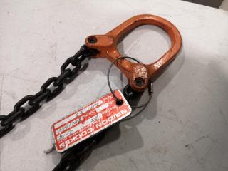 Industrial Drum Lifting Chain Set, 1000kg Capacity