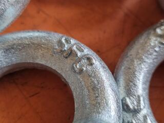 16x Lifting Eye Bolts, New