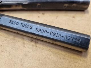 7x Assorted Modified Lathe Boring Bars