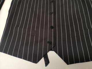 Men's Business Suit by Bossini, London, Black Size 44 Coats, 92 Pant