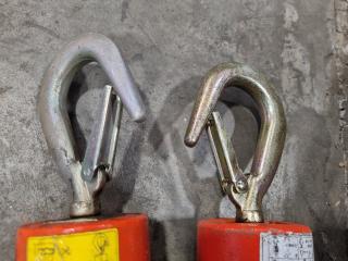 2x Lifting Hook Block Assemblies