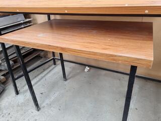 Angled Drafting / Artwork / Drawing Table w/ 2nd Small Table