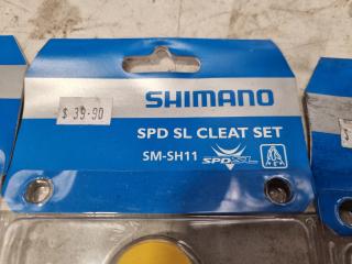 4x Shimsno SPD SL Cleat Sets SM-SH11