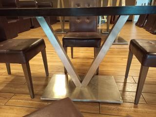 Cafe Table and Four Chairs