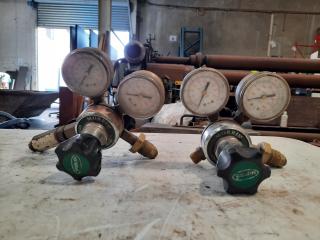 Assorted Lot of Welding Oxygen Regulators