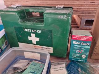 Assorted First Aid Gear, Eye Washes, Kits, Supplies