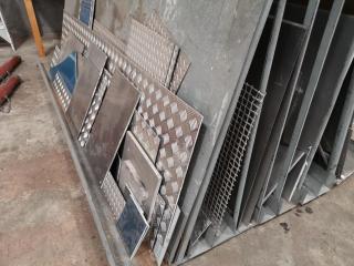 Industrial Material Storage Rack of Sheet Steel & Aluminum Materials