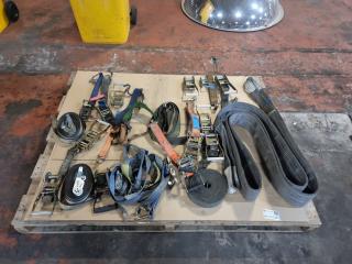 Assortment of Lifting Slings and Ratchet Straps