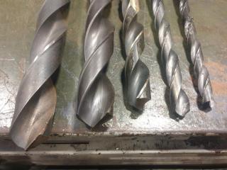 5 x Large Drill Bits