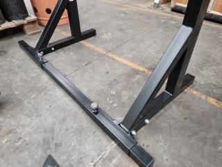 Adjustable Weight Lifting Bar Stand