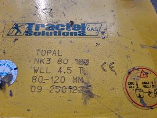 4.5-Ton NK Series Automatic Plate Clamp by Tractel