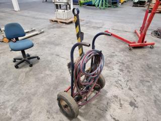 BOC Oxy/Acetylene Welding Torch and Trolley Setup