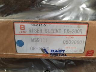 4 x TEMC Riser Sleeve EX-200R MS9111