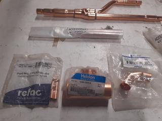 Assortment Of Copper Pipe Jointing
