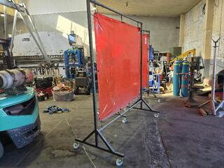 2 x Large Welding Screens