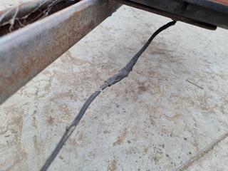 Orange 12V Lightbar on Vehicle Roof Rack Bar