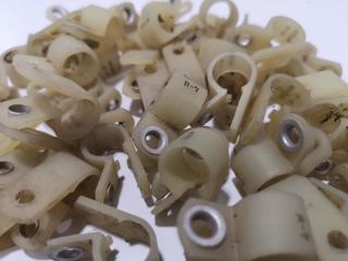 50x Aviation Plastic Loop Clamps for Wire Support Type MS25281 R7